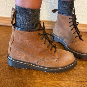 Suede leather doc martens